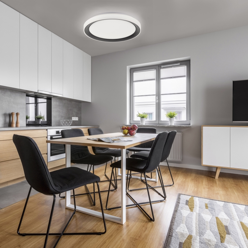 Leuchten Direkt 14659-18 - Himmennettävä LED-RGB-kattovalaisin LOLA LED/24W/230V Tuya + kauko-ohjaus