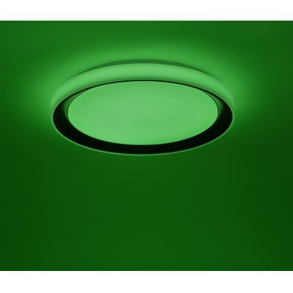 Leuchten Direkt 14659-18 - Himmennettävä LED-RGB-kattovalaisin LOLA LED/24W/230V Tuya + kauko-ohjaus