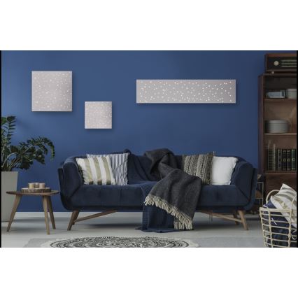 Leuchten Direkt 14670-55 - Himmennettävä LED-kattovalaisin SPARKLE LED/12W/230V + kauko-ohjaus