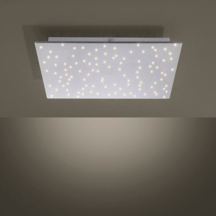 Leuchten Direkt 14671-55 - LED  Himmennettävä kattovalo SPARKLE LED/18W/230V 2700-5000K + kauko-ohjain