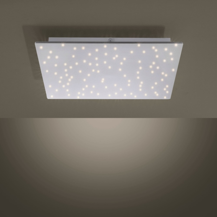 Leuchten Direkt 14671-55 - LED  Himmennettävä kattovalo SPARKLE LED/18W/230V 2700-5000K + kauko-ohjain