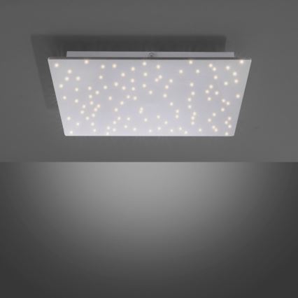Leuchten Direkt 14671-55 - LED  Himmennettävä kattovalo SPARKLE LED/18W/230V 2700-5000K + kauko-ohjain