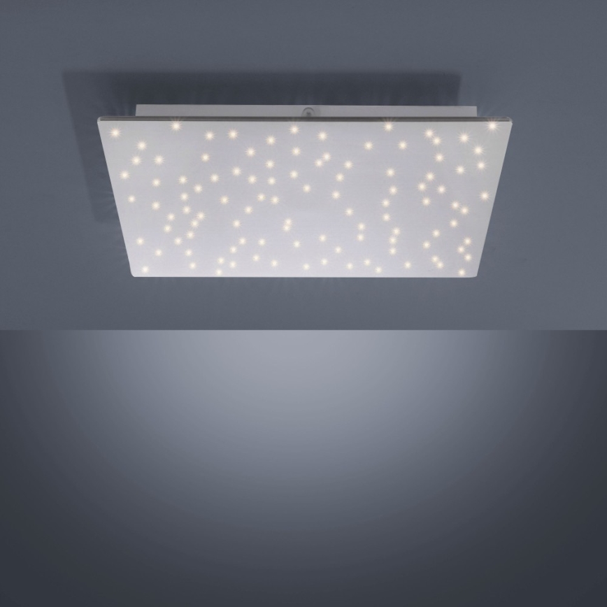 Leuchten Direkt 14671-55 - LED  Himmennettävä kattovalo SPARKLE LED/18W/230V 2700-5000K + kauko-ohjain