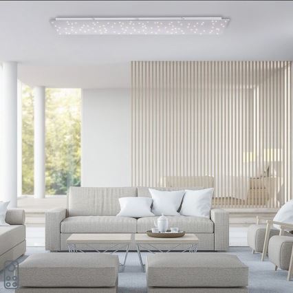 Leuchten Direkt 14672-55 - LED Himmennettävä kattovalo SPARKLE LED/18W/230V 2700-5000K + kauko-ohjain