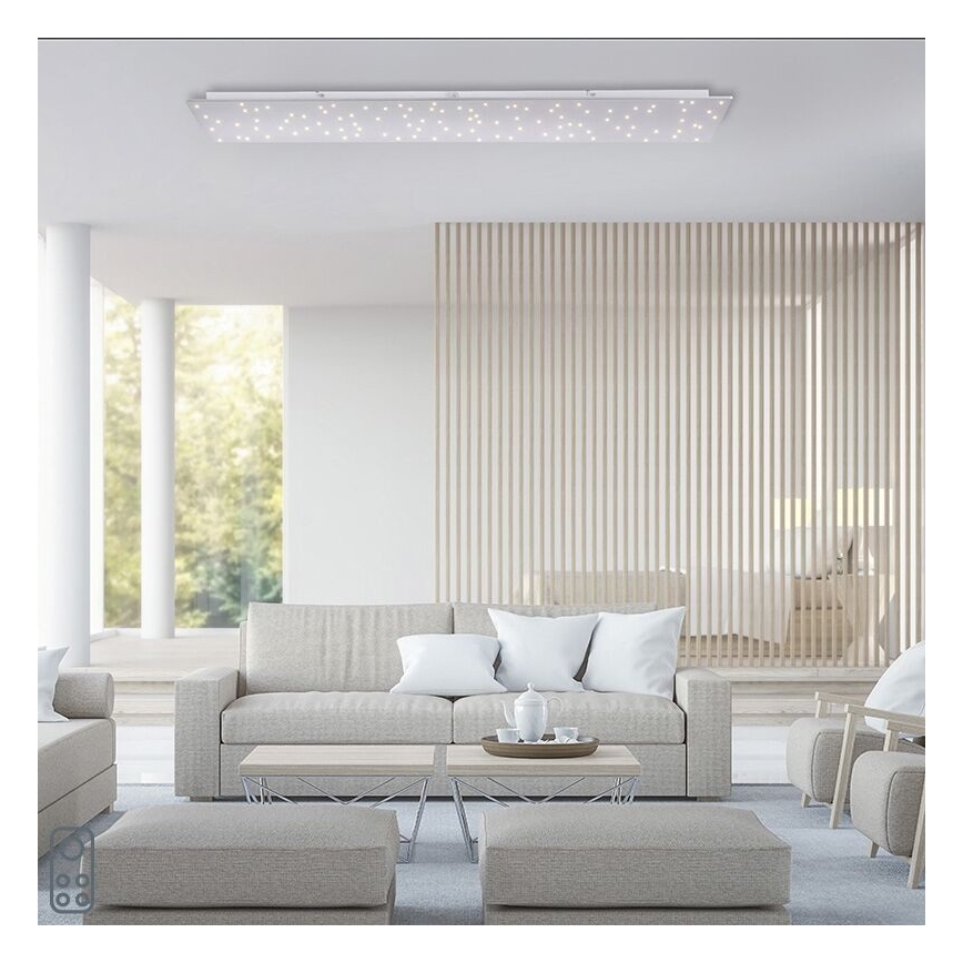 Leuchten Direkt 14672-55 - LED Himmennettävä kattovalo SPARKLE LED/18W/230V 2700-5000K + kauko-ohjain