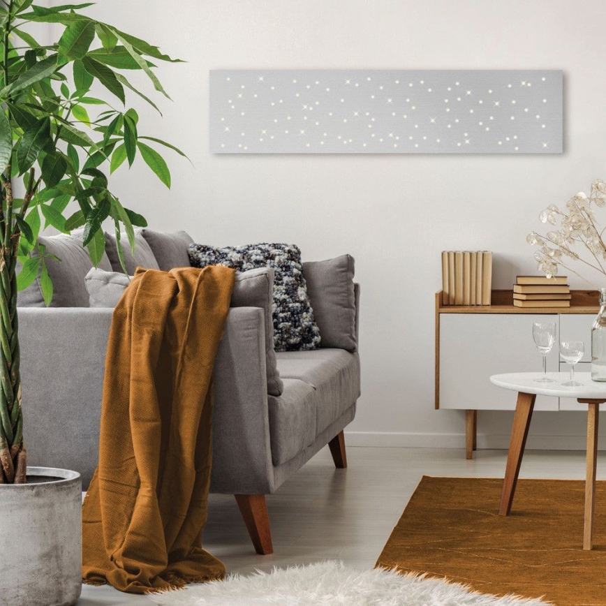 Leuchten Direkt 14672-55 - LED Himmennettävä kattovalo SPARKLE LED/18W/230V 2700-5000K + kauko-ohjain