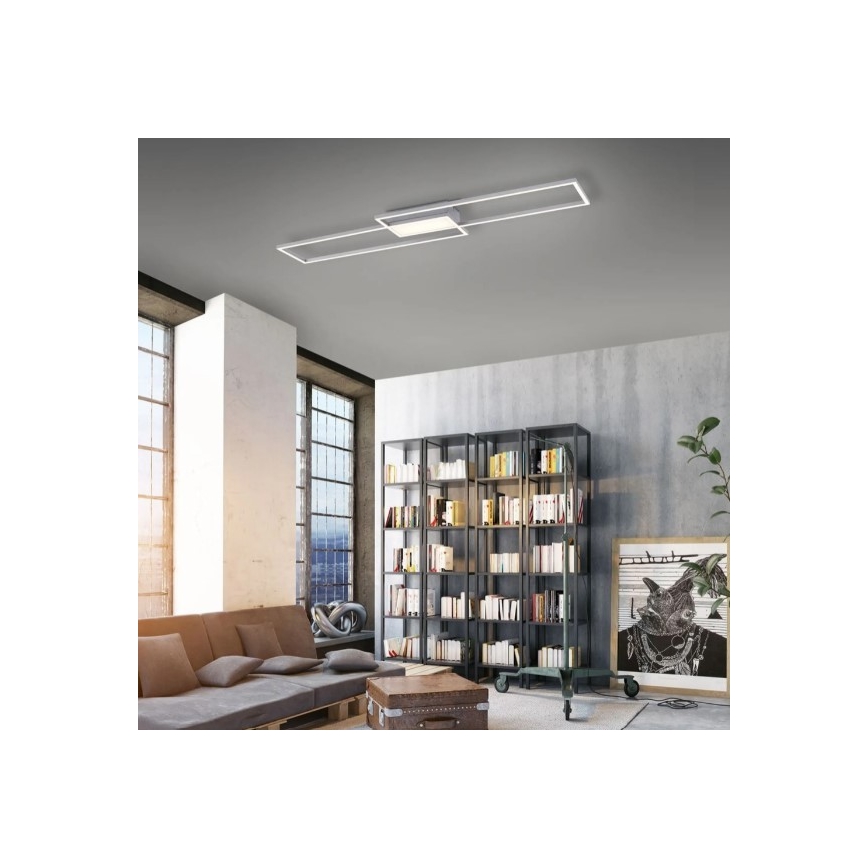 Leuchten Direkt 14711-55 - LED Himmennettävä kattovalo ASMIN LED/42W/230V 3000-5000K + kauko-ohjain