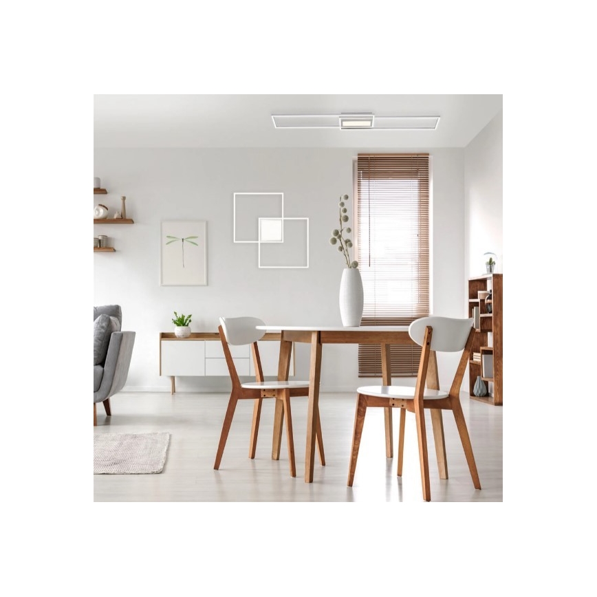 Leuchten Direkt 14711-55 - LED Himmennettävä kattovalo ASMIN LED/42W/230V 3000-5000K + kauko-ohjain