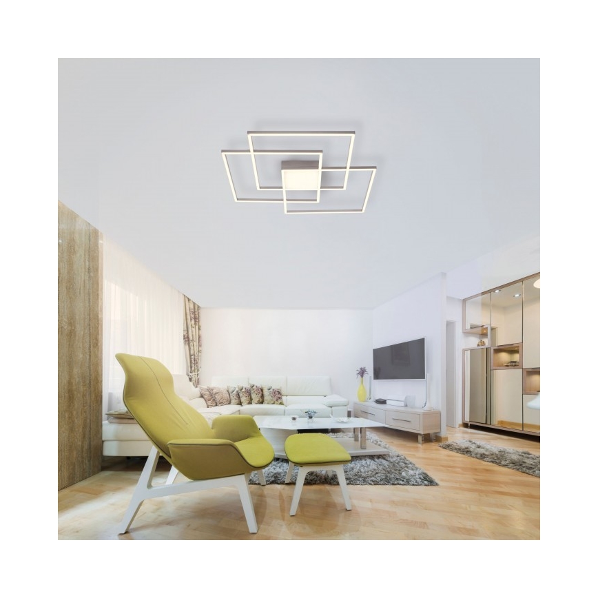 Leuchten Direkt 14713-55- LED Himmennettävä pinta-asetettava kattokruunu ASMIN LED/45W/230V + kauko-ohjain