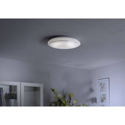 Leuchten Direkt 14744-16 - LED RGB Himmennettävä kattovalo JUPI LOLASMART LED/32W/230V + kauko-ohjain