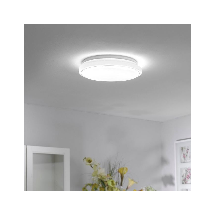 Leuchten Direkt 14744-16 - LED RGB Himmennettävä kattovalo JUPI LOLASMART LED/32W/230V + kauko-ohjain
