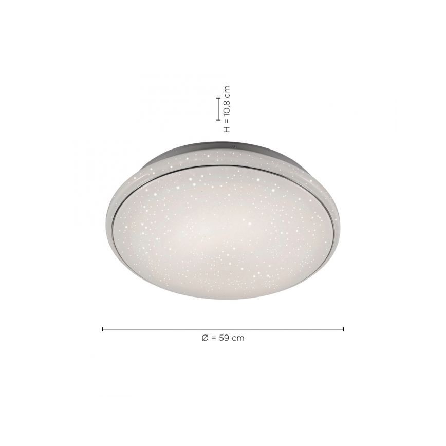 Leuchten Direkt 14744-16 - LED RGB Himmennettävä kattovalo JUPI LOLASMART LED/32W/230V + kauko-ohjain