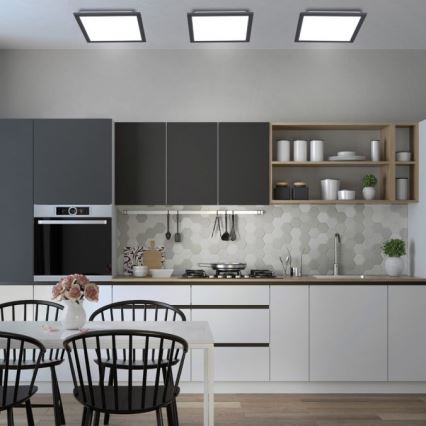 Leuchten Direkt 14754-18- LED Himmenenttävä kattovalo FLAT LED/20W/230V 2700K-5000K + kauko-ohjain