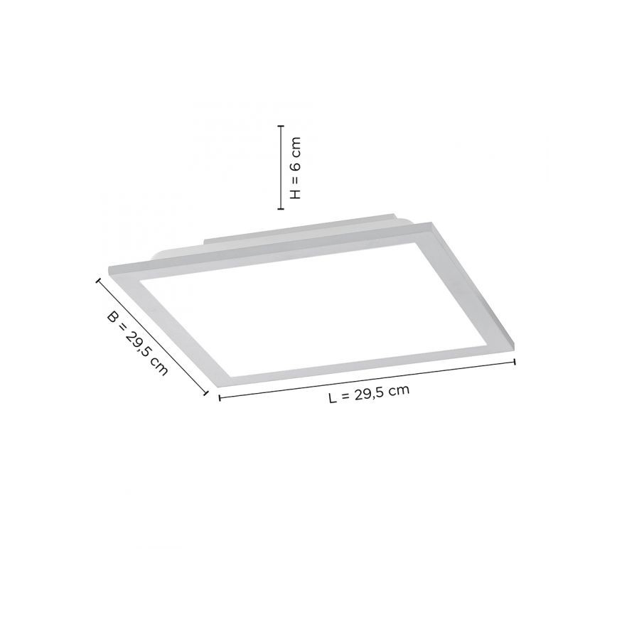 Leuchten Direkt 14754-21- LED Himmennettävä kattovalo FLAT LED/20W/230V 2700K-5000K + kauko-ohjain