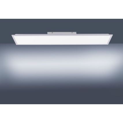 Leuchten Direkt 14757-21- LED Himmennettävä pinta-asetettava paneeli FLAT LED/36W/230V 2700-5000K hopea + kauko-ohjain