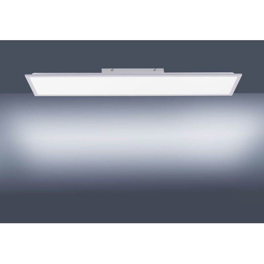 Leuchten Direkt 14757-21- LED Himmennettävä pinta-asetettava paneeli FLAT LED/36W/230V 2700-5000K hopea + kauko-ohjain