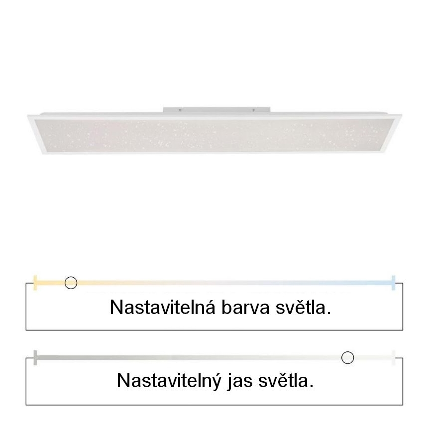 Leuchten Direkt 14762-16 - himmennettävä LED-valaisin STARRYFLAT LED/36W/230V + kaukosäädin