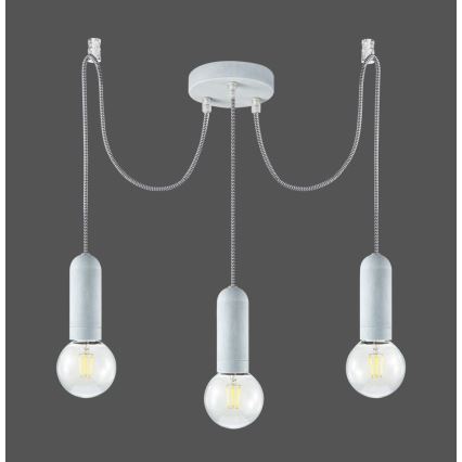 Leuchten Direkt 14776-22 - Kattokruunu johdossa TURN ME 3xE27/60W/230V hämähäkki