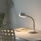 Leuchten Direkt 14825-16 - LED-pöytälamppu ENISA 1xLED/3,5W/230V harmaa