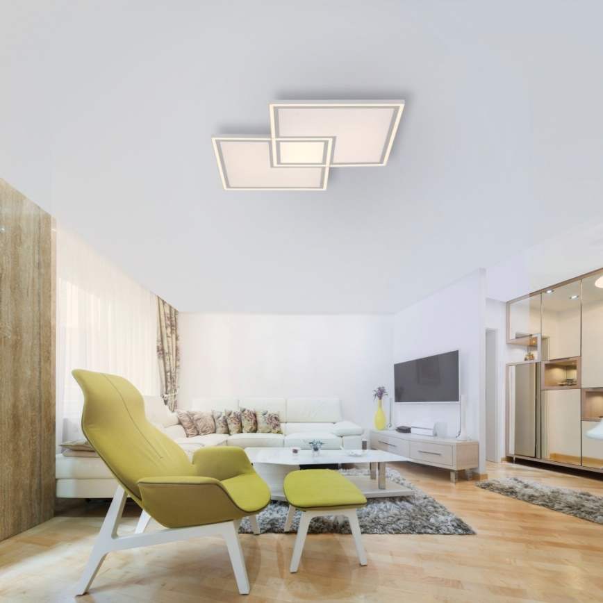 Leuchten Direkt 14855 - 16-LED Himmennettävä kattovalo EDGING LED/51W/230V 2700-5000K + kauko-ohjain