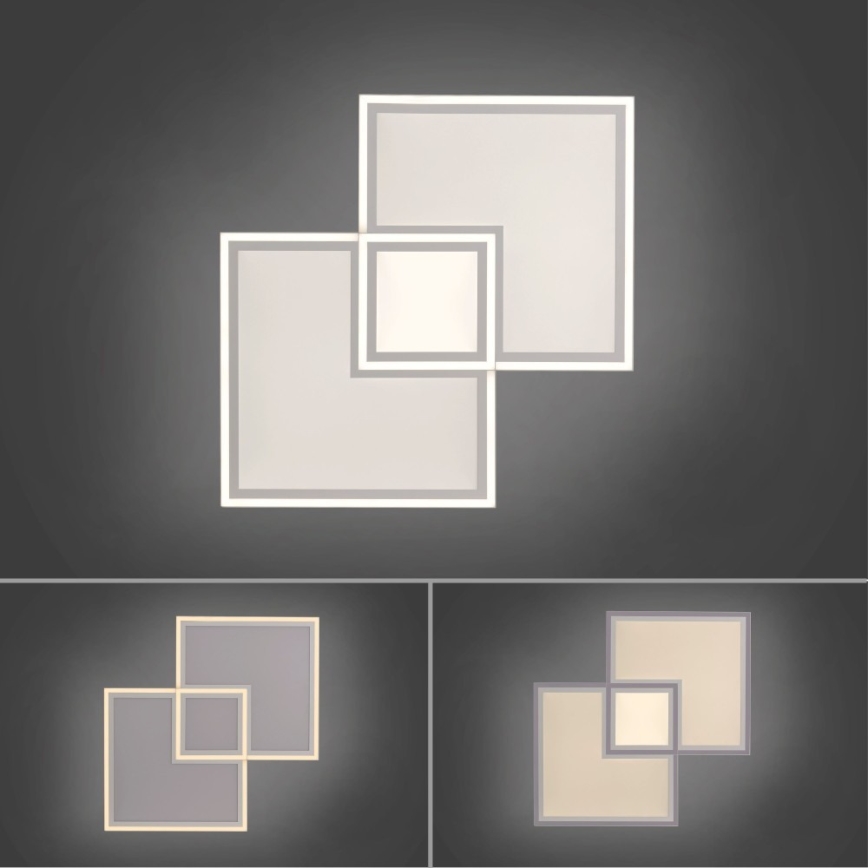 Leuchten Direkt 14855 - 16-LED Himmennettävä kattovalo EDGING LED/51W/230V 2700-5000K + kauko-ohjain