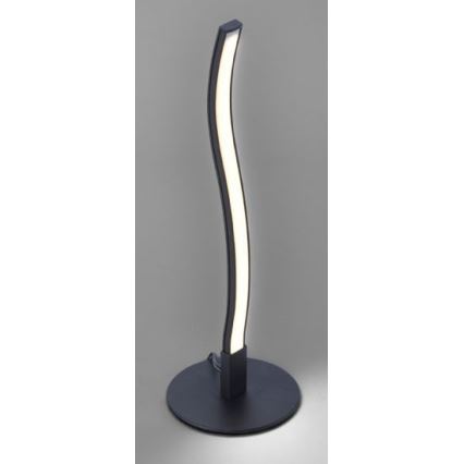 Leuchten Direkt 15128-18 - LED-pöytälamppu WAWE LED/3W/230V musta