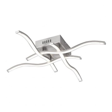 Leuchten Direkt 15131-55 - LED Pinta-asetettava kattokruunu WAWE 4xLED/4,6W/230V mattakromi