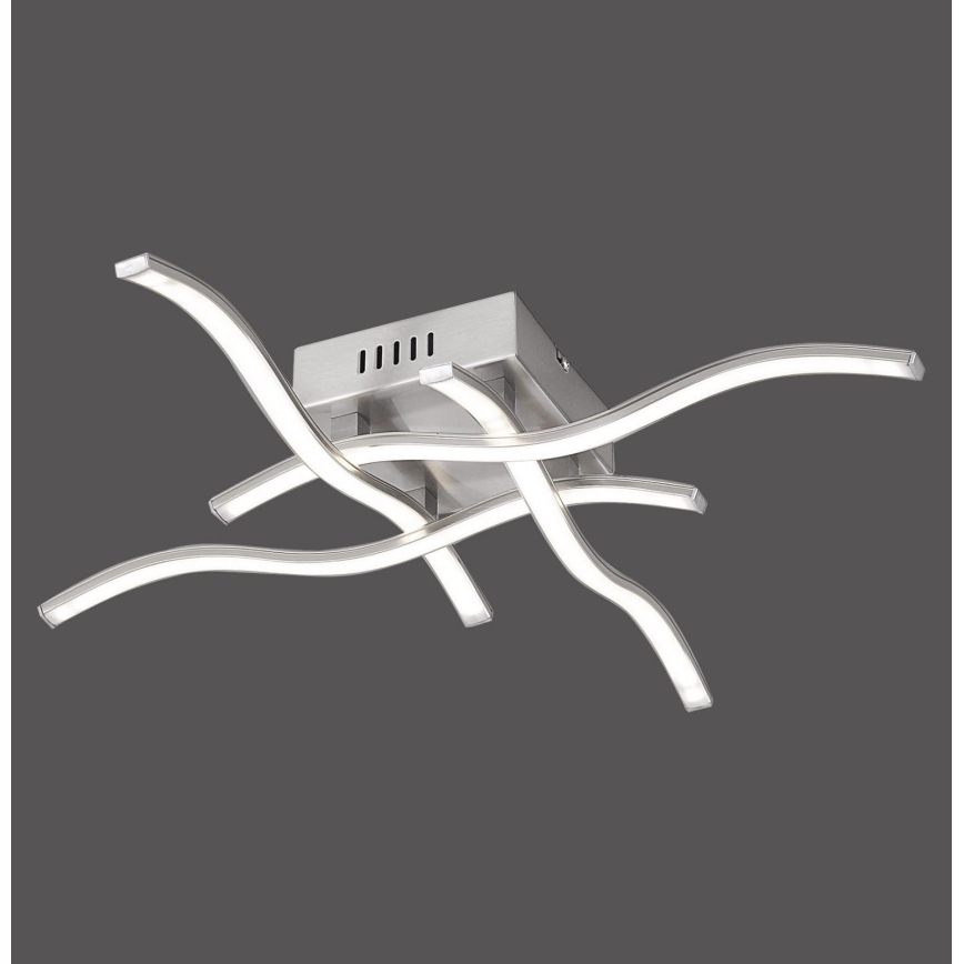 Leuchten Direkt 15131-55 - LED Pinta-asetettava kattokruunu WAWE 4xLED/4,6W/230V mattakromi