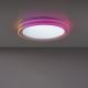 Leuchten Direkt 15154-16-LED RGB Himmennettävä kattovalo EDGING 39W/230V + kaukosäädin