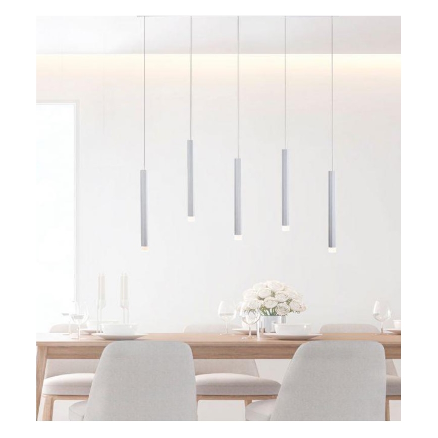 Leuchten Direkt 15205-95 - LED Kattokruunu johdossa BRUNO 5xLED/4,8W/230V