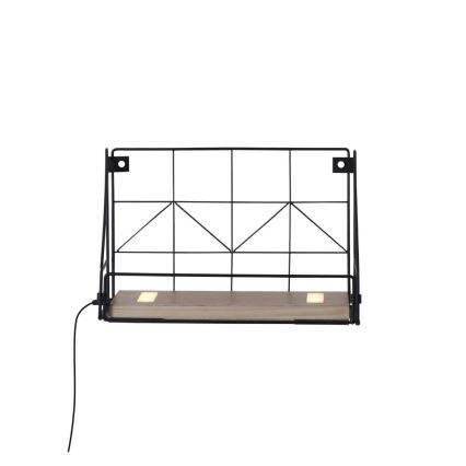 Leuchten Direkt 15276-18 - Shelf LED-valolla BOARD 2xLED/1,75W/230V 30 cm eukalyptus