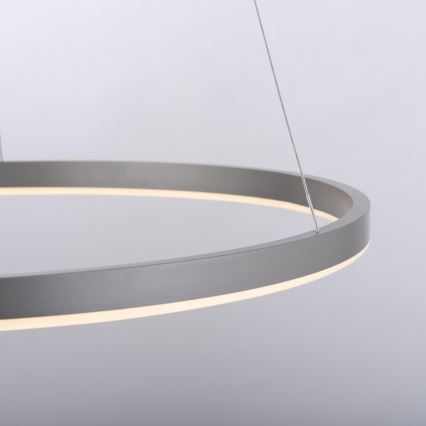 Leuchten Direkt 15394-95 - Himmennettävä LED-kattokruunu johdossa RITUS LED/30W/230V mattakromi