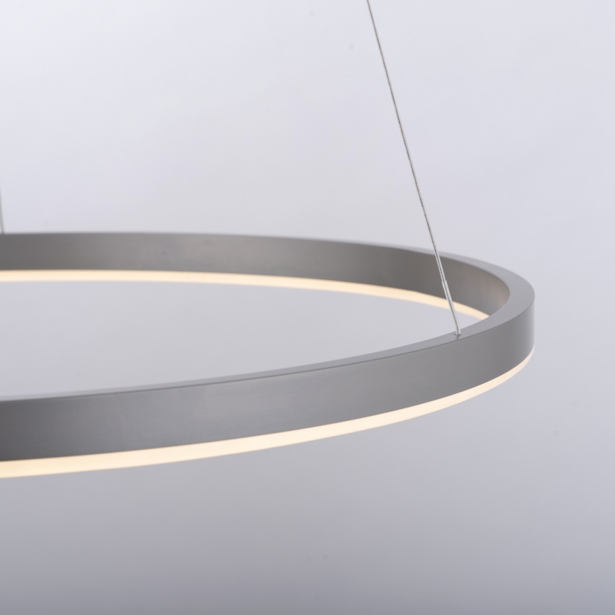 Leuchten Direkt 15394-95 - Himmennettävä LED-kattokruunu johdossa RITUS LED/30W/230V mattakromi