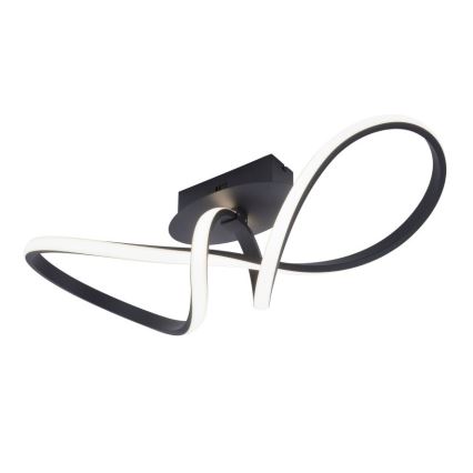 Leuchten Direkt 15403-18 - LED Himmennettävä pinta-asetettava kattokruunu MARIA LED/16W/230V musta