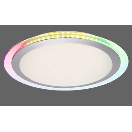 Leuchten Direkt 15411-2 - LED RGB Himmennettävä kattovalo CYBA 26W/230V + kaukosäädin