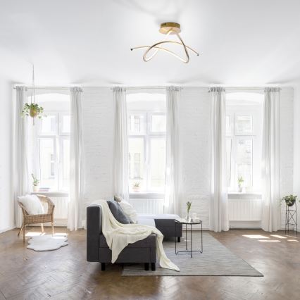 Leuchten Direkt 15441-12 - Kiinteä LED-kattokruunu VIOLETTA LED/26W/230V