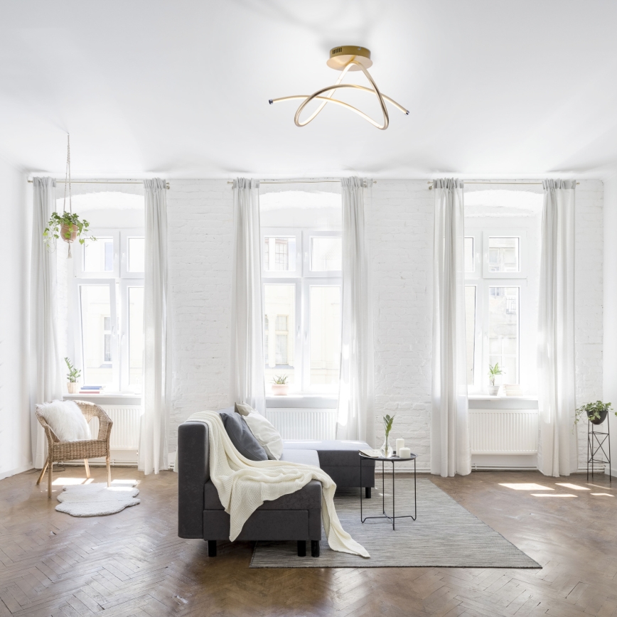 Leuchten Direkt 15441-12 - Kiinteä LED-kattokruunu VIOLETTA LED/26W/230V