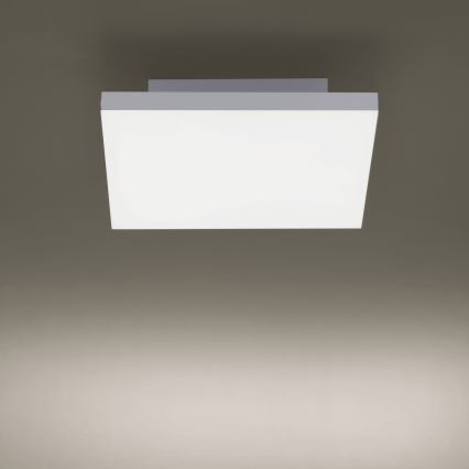 Leuchten Direkt 15550-16 - Himmennettävä LED-kattovalaisin CANVAS LED/17W/230V + kauko-ohjaus