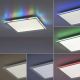 Leuchten Direkt 15556-16 - Himmennettävä LED-RGB-kattovalaisin GALACTICA LED/32W/230V + kaukosäädin