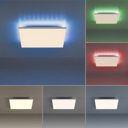Leuchten Direkt 15561-16 - LED RGB Himmennettävä kattovalo CONRAD LED/27W/230V + kaukosäädin