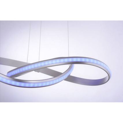 Leuchten Direkt 18432-55 - LED RGB himmennettävä kattokruunu köydellä MELINDA LED/28W/230V + kaukosäädin