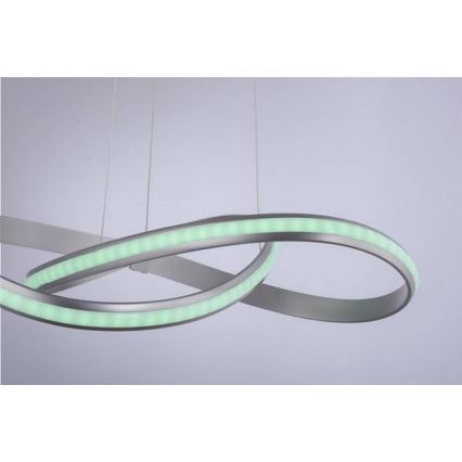 Leuchten Direkt 18432-55 - LED RGB himmennettävä kattokruunu köydellä MELINDA LED/28W/230V + kaukosäädin