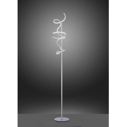 Leuchten Direkt 19031-21 - LED Himmennettävä lattilamppu CURLS LED/20W/230V