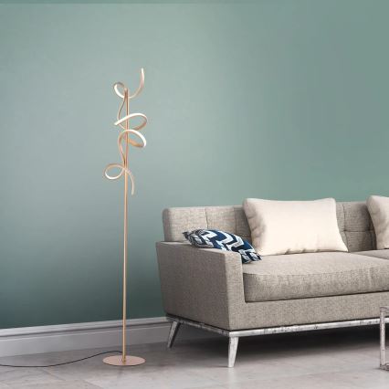 Leuchten Direkt 19031-60 - Himmennettävä LED-lattiavalaisin CURLS LED/22W/230V