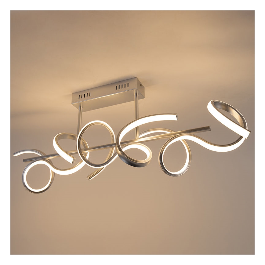 Leuchten Direkt 19032-21 - LED Himmennettävä pinta-asetettava kattokruunu CURLS LED/25,8W/230V