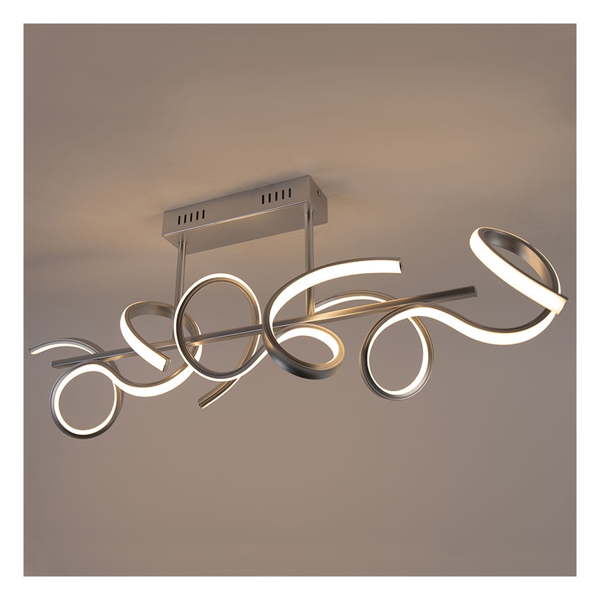 Leuchten Direkt 19032-21 - LED Himmennettävä pinta-asetettava kattokruunu CURLS LED/25,8W/230V