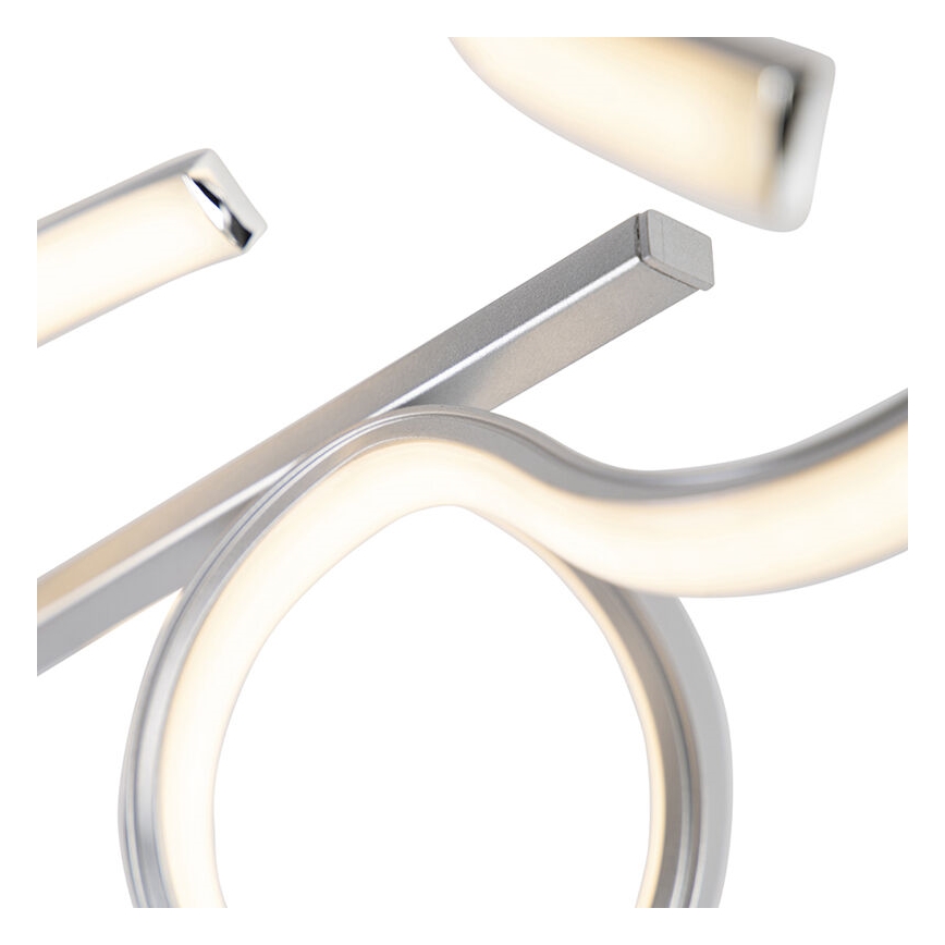 Leuchten Direkt 19032-21 - LED Himmennettävä pinta-asetettava kattokruunu CURLS LED/25,8W/230V