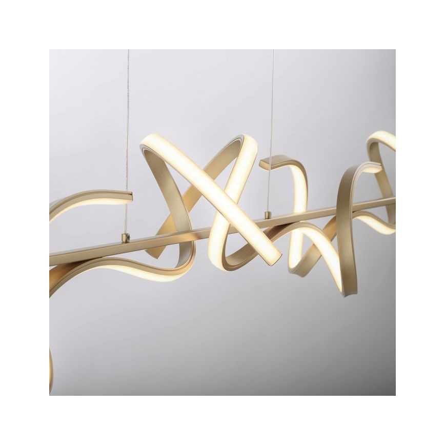 Leuchten Direkt 19033-60 - LED Himmennettävä kattokruunu johdossa CURLS LED/40,8W/230V