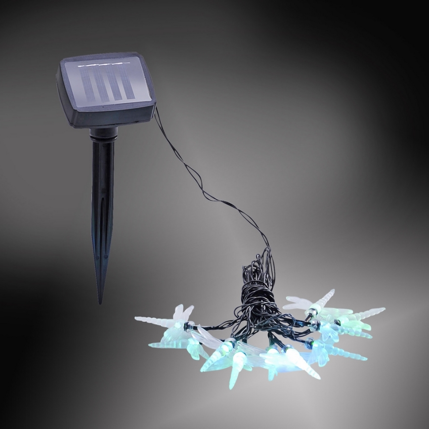 Leuchten Direkt 19936-70 - LED aurinkoketju SOLAR 10xLED/0,06W/1,2V 600 mAh IP44