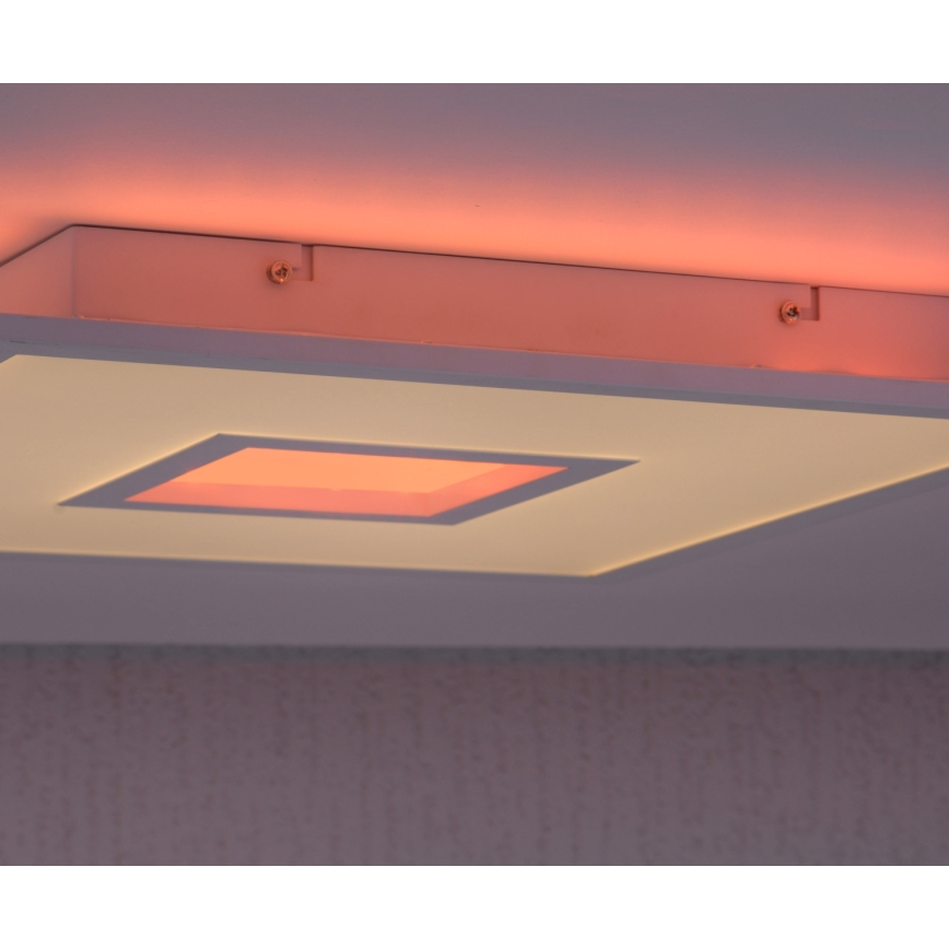 Leuchten Direkt 11645-16 - LED RGB himmennettävä kattovalaisin RECESS LED/22,5W/230V + LED/5W + kaukosäädin
